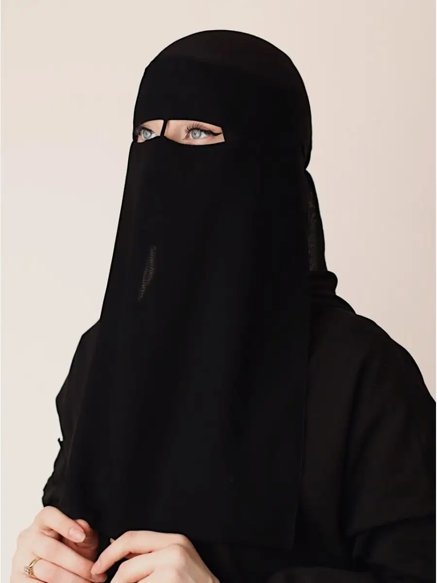 Siyara Никаб хиджаб готовый мусульманский маска на лицо