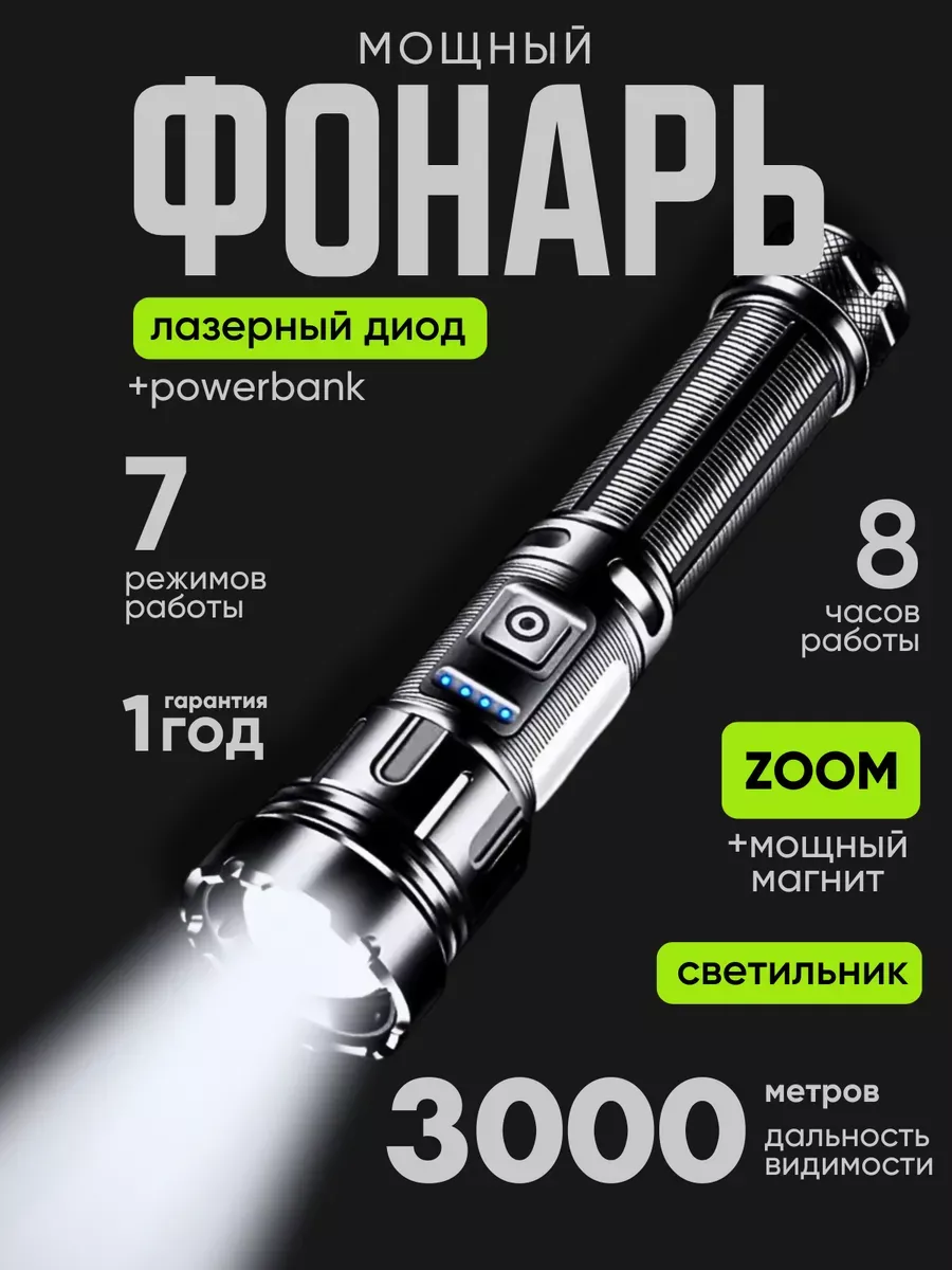 Самодельный супер яркий мини LED-фонарик 3 Вт