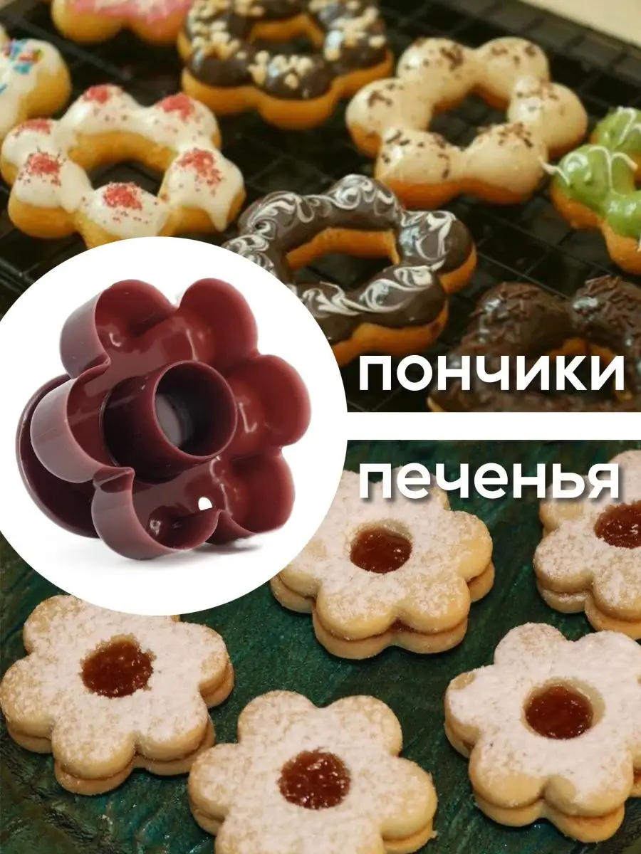 Форма для пончиков круглая кондитерская 1шт Sweet dessert купить по цене 0  р. в интернет-магазине Wildberries в Беларуси | 151301835