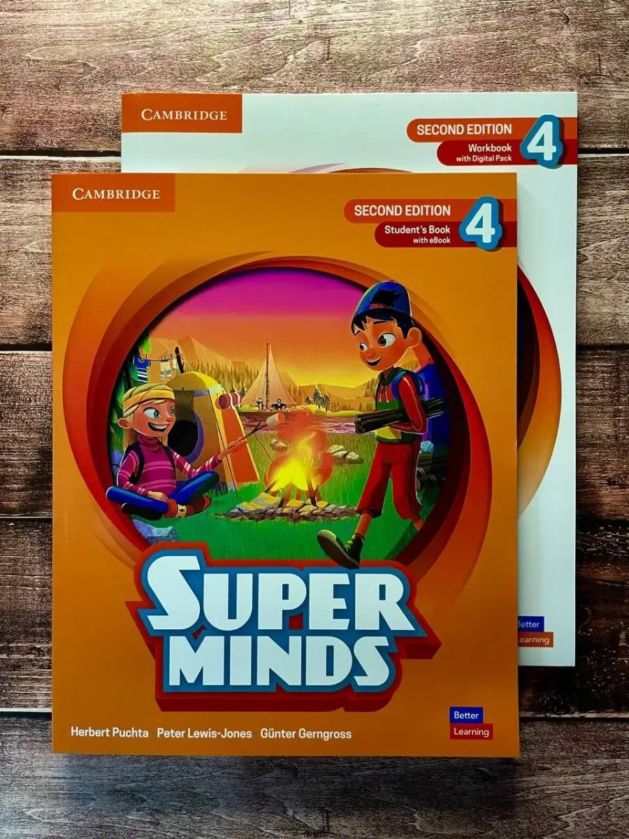 Super Minds 4. 2nd edition Student`s + Workbook