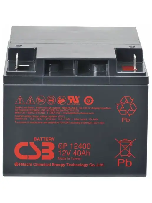 CSB Battery Аккумуляторная батарея CSB GP12400