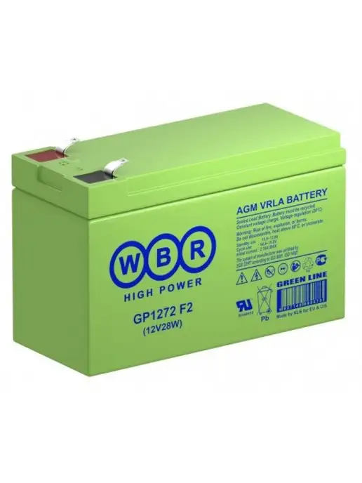 WBR Battery Аккумуляторная батарея WBR GP1272 F2 (12V28W)