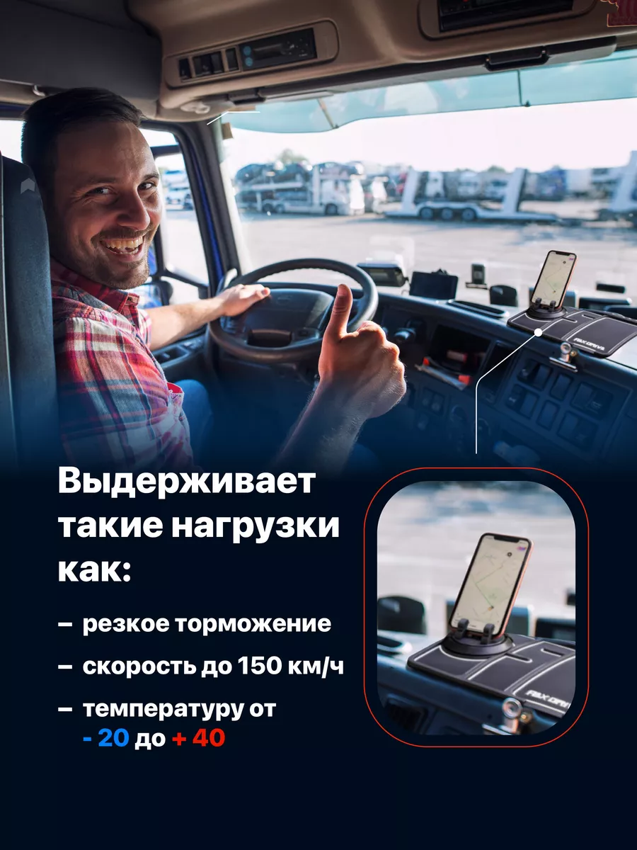 Держатель для телефона в машину, Коврик на панель автомобиля Flex Drive  купить по цене 524 ₽ в интернет-магазине Wildberries | 152096022