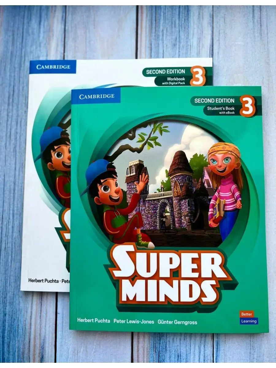 Super Minds (2nd Edition) Book + Workbook level 3+код Premium Books купить  по цене 818 ₽ в интернет-магазине Wildberries | 152395621