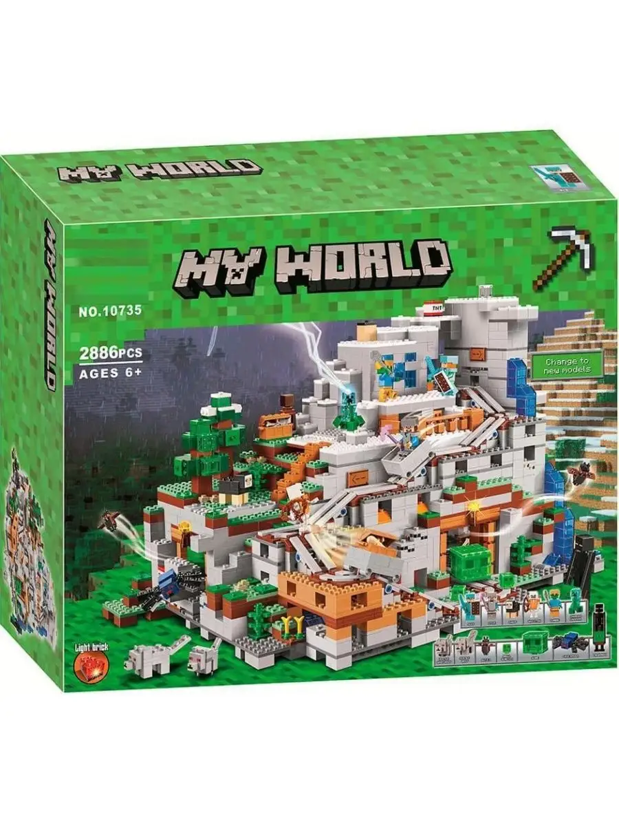 Конструктор Горная пещера Micro World Майнкрафт 18049 WESTBRICK купить по  цене 5 484 ₽ в интернет-магазине Wildberries | 152845713