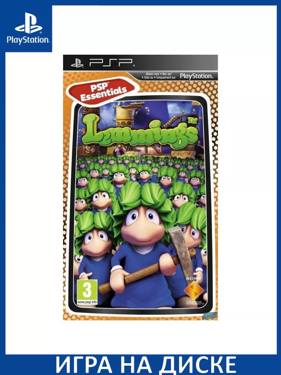 Игра PSP Lemmings (essentials) (PSP) Диск