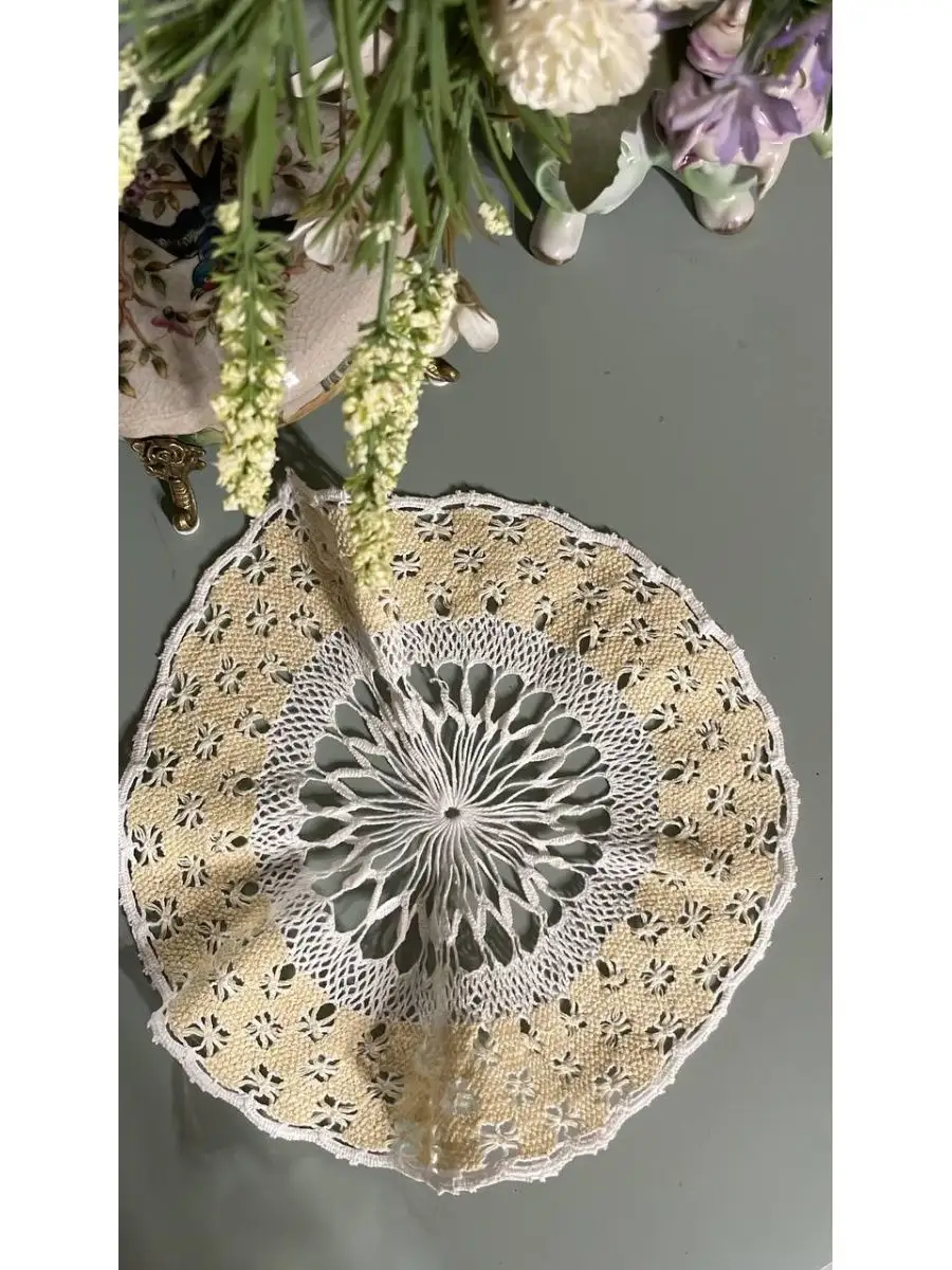 Crochet Round Doily Pattern онлайн | DHgate