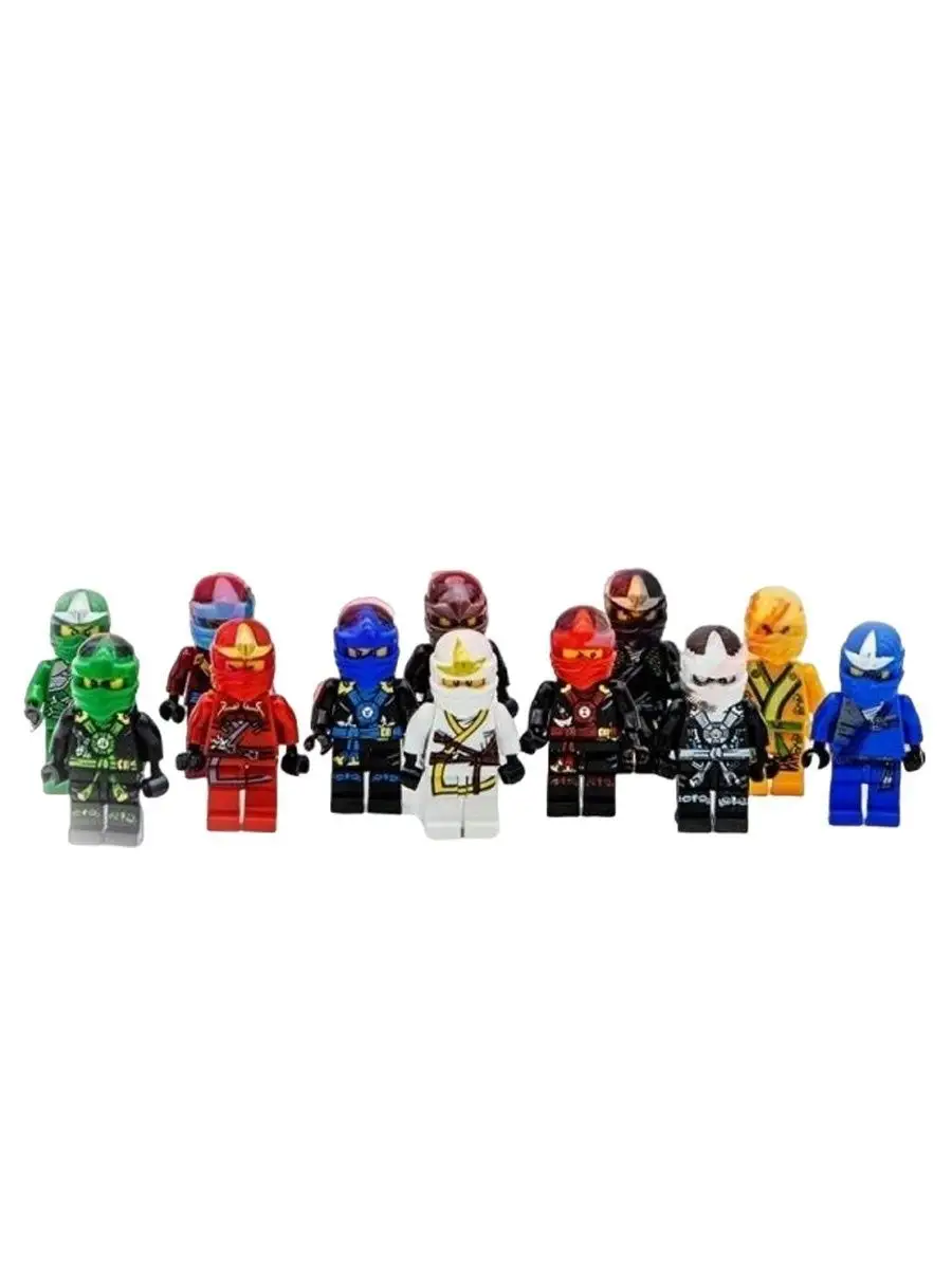 Фигурки Лего человечки Ниндзя Го NinjaGo игрушки подарок Domi Toys купить  по цене 22,58 р. в интернет-магазине Wildberries в Беларуси | 153493580