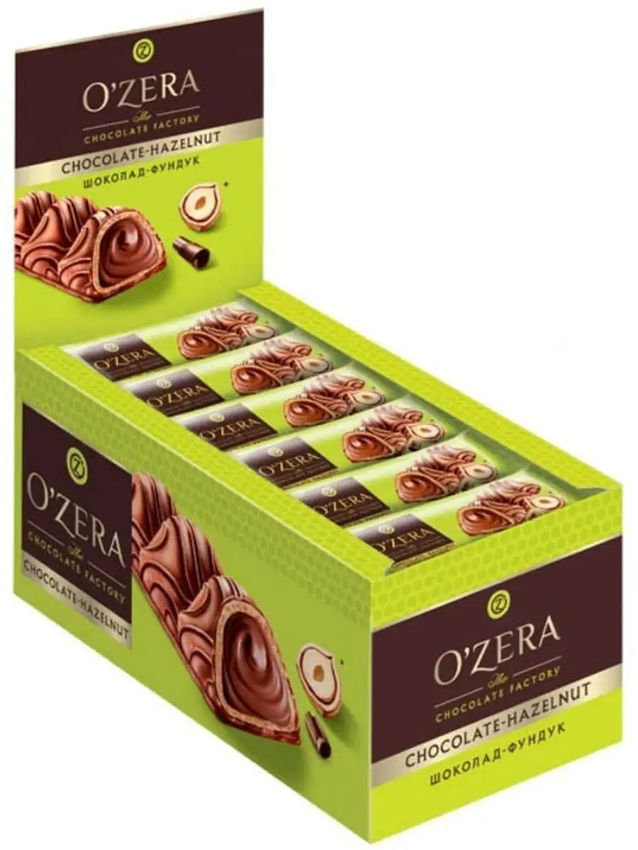 Ozera шоколад фундук. «Ozera», батончик Chocolate Hazelnut, 23 г. «Ozera», конфеты Chocolate Hazelnut. Вафельный батончик o'Zera шоколад-фундук. Озера шоколад батончик с фундуком.