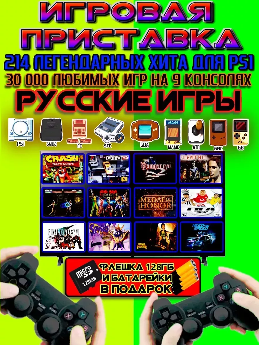 Приставка игровая Game Stick 128GB русские игры Shopper-24.ru купить по  цене 530 300 сум в интернет-магазине Wildberries в Узбекистане | 153929908