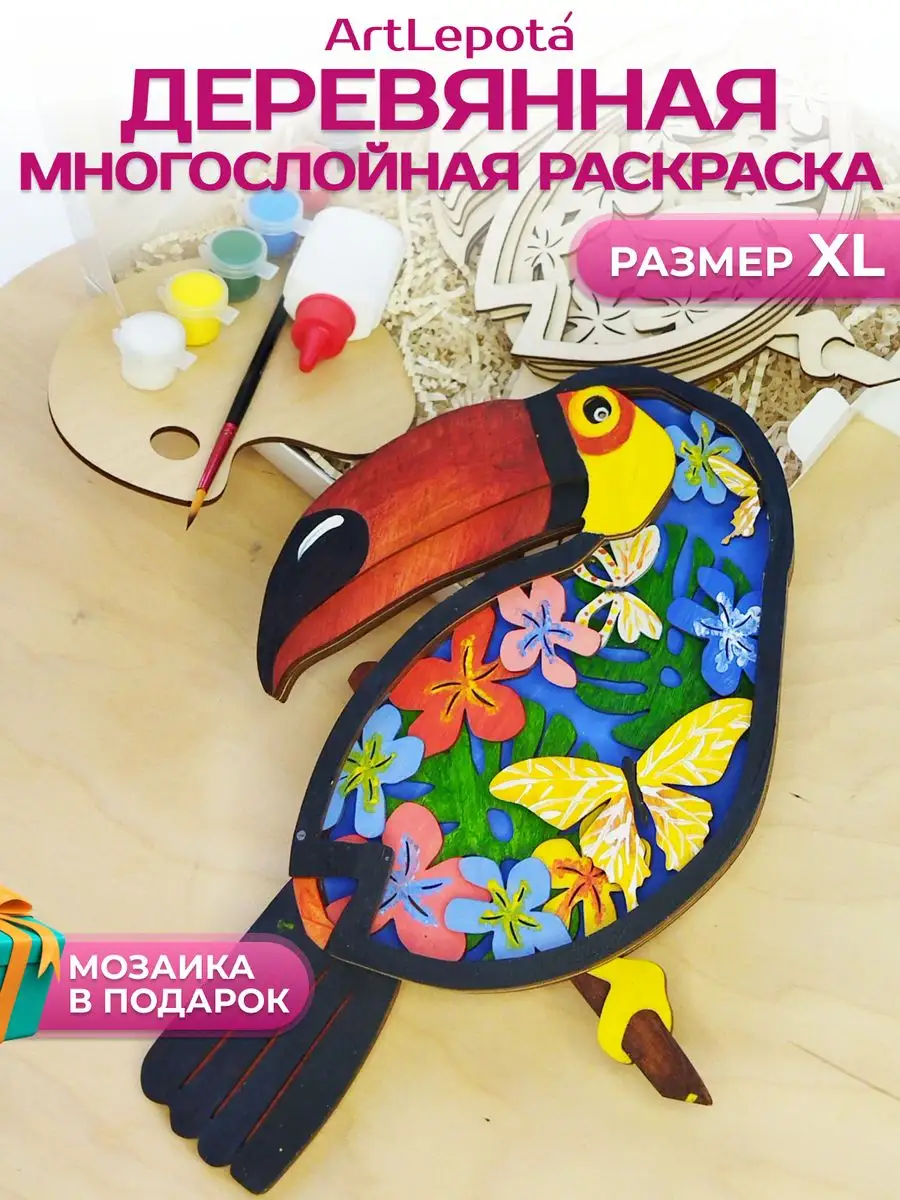 Раскраски Туканов » Gratis Ausdrucken & Ausmalen » Artus Art