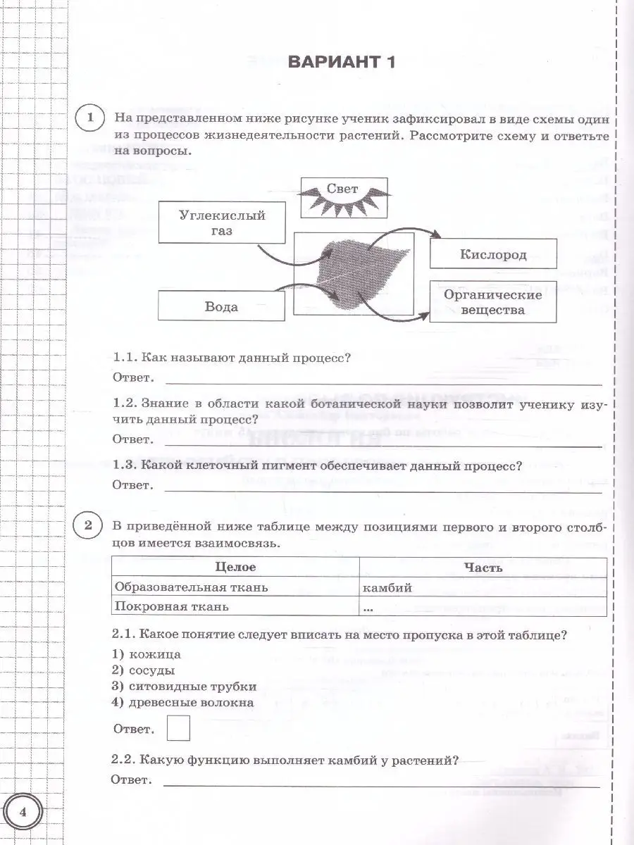 ВПР Биология 6 класс. 10 вариантов. ТЗ. ФГОС НОВЫЙ Экзамен купить по цене  284 ₽ в интернет-магазине Wildberries | 154247585