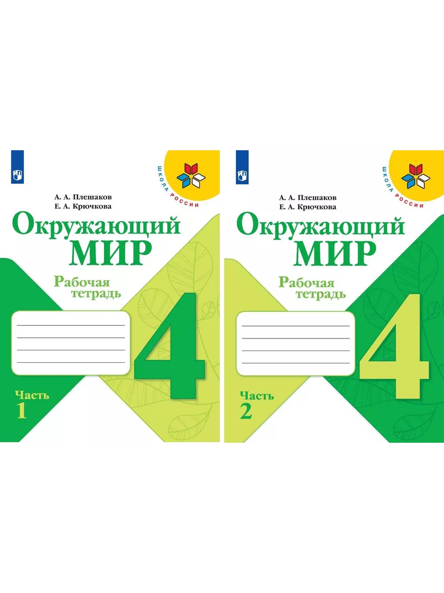 Просвещение Окружающий мир Рабочая тетрадь 4 класс комплект