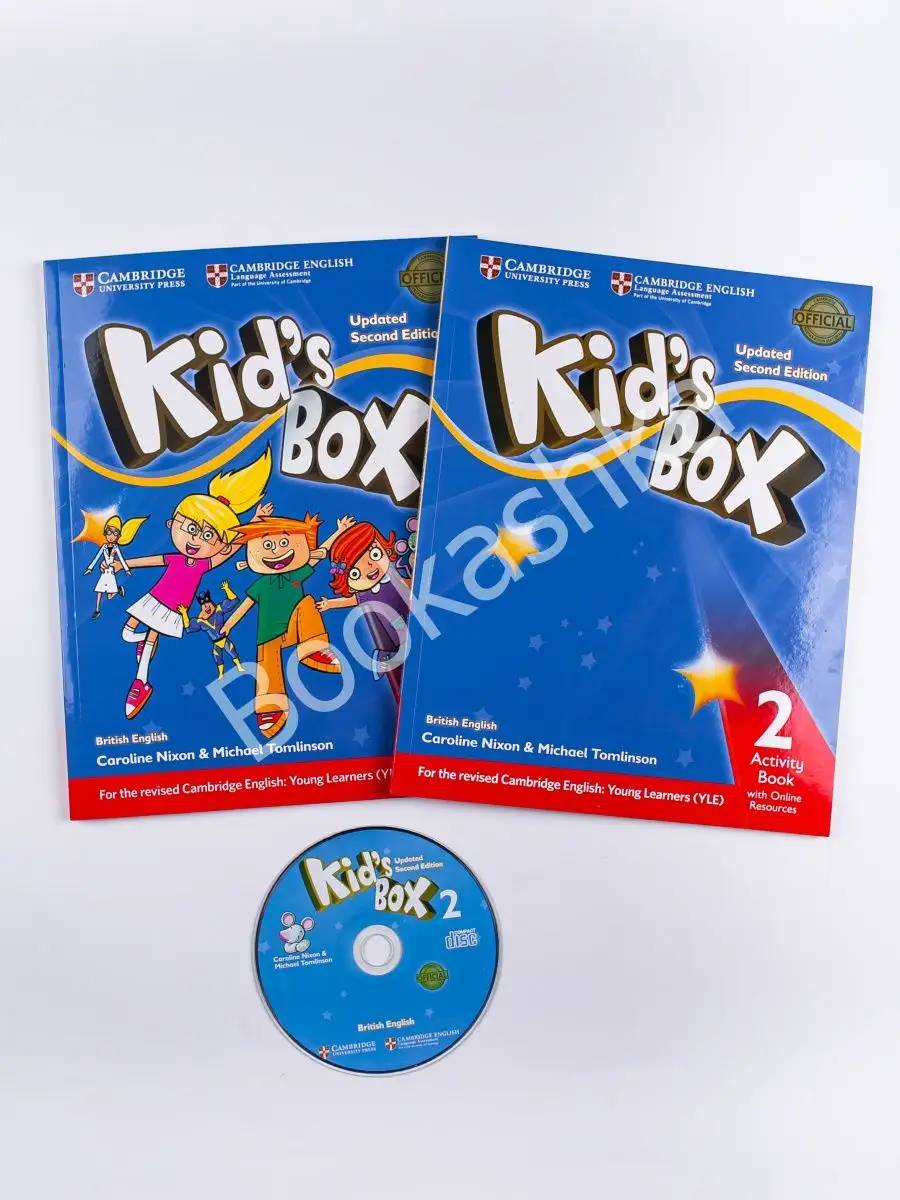 Cambridge Комплект Kids Box Level 2. Pupils Book+ Activity Book + CD