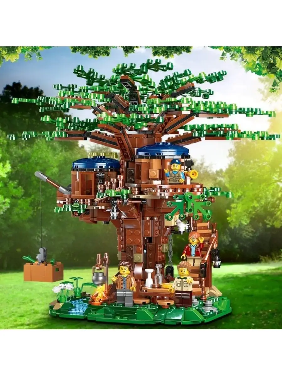 Конструктор Minecraft Дом на дереве 1013 дет. 33111 Конструктор Майнкрафт  купить по цене 2 094 ₽ в интернет-магазине Wildberries | 156632606