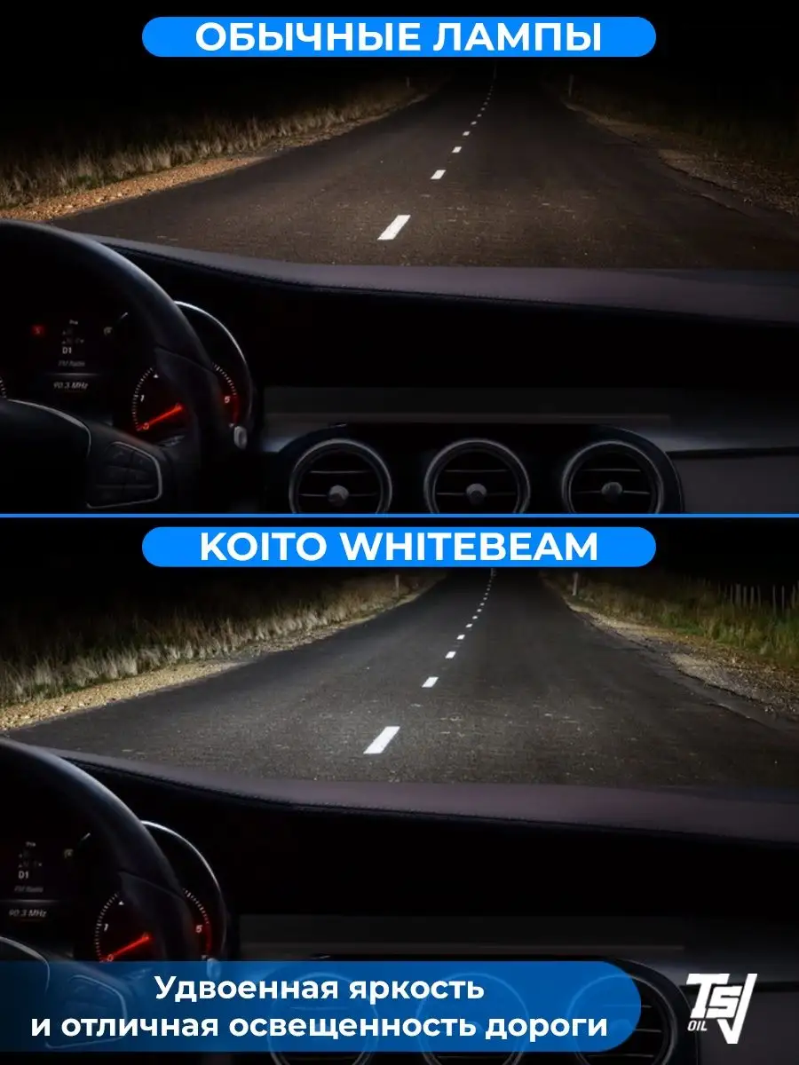 KOITO Лампы галогенные Whitebeam H4 12V 60 55W (135 125W) 4500K