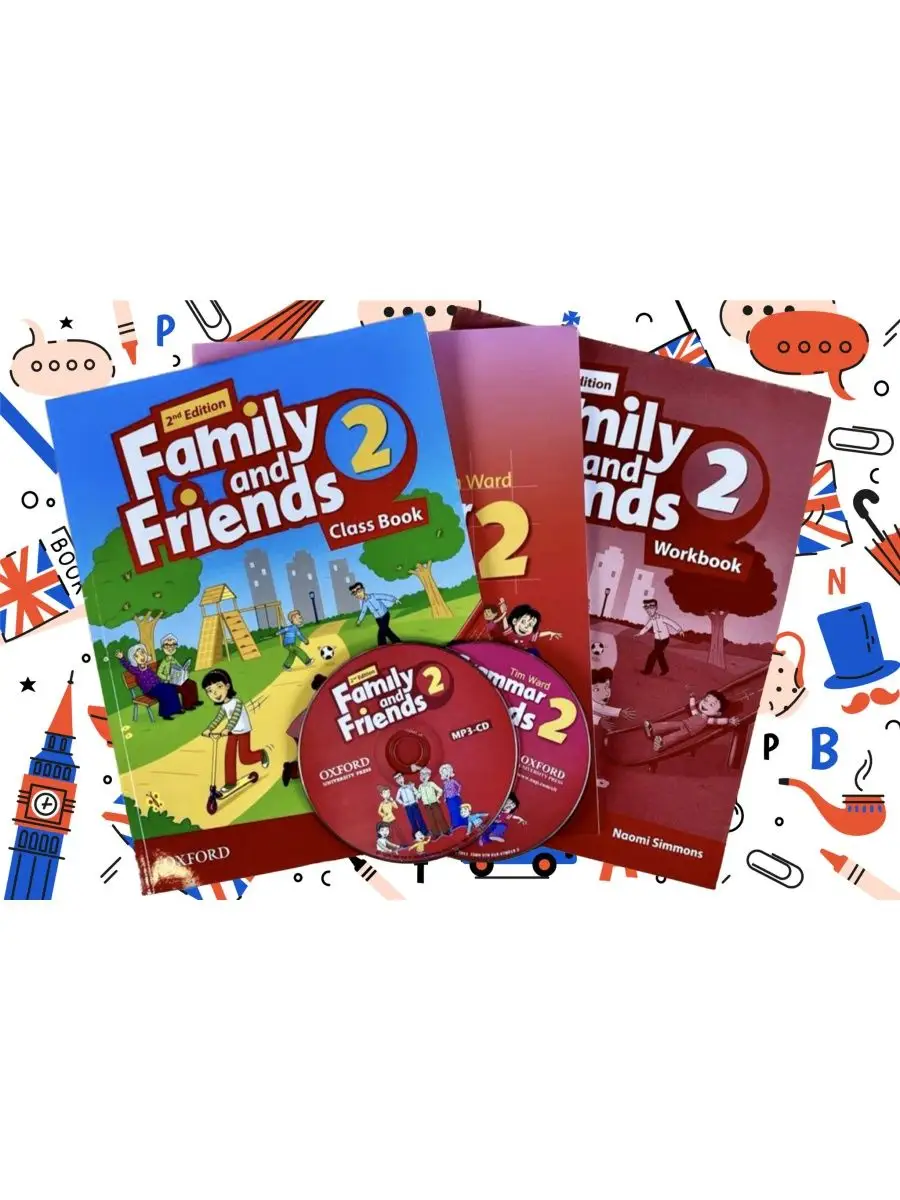 Family and Friends 2 (Class Book + Workbook + Grammar)