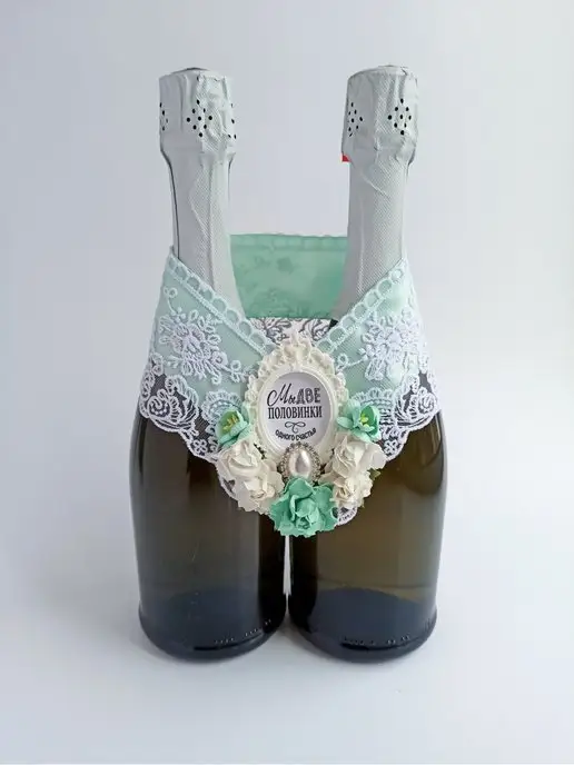Фигура Бутылка Шампанского Зеленая BB (Китай) купить оптом в Иркутске
