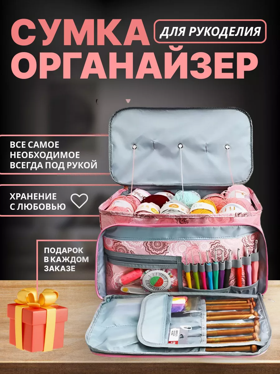 Коробка-органайзер для рукоделия - Швейный Мир