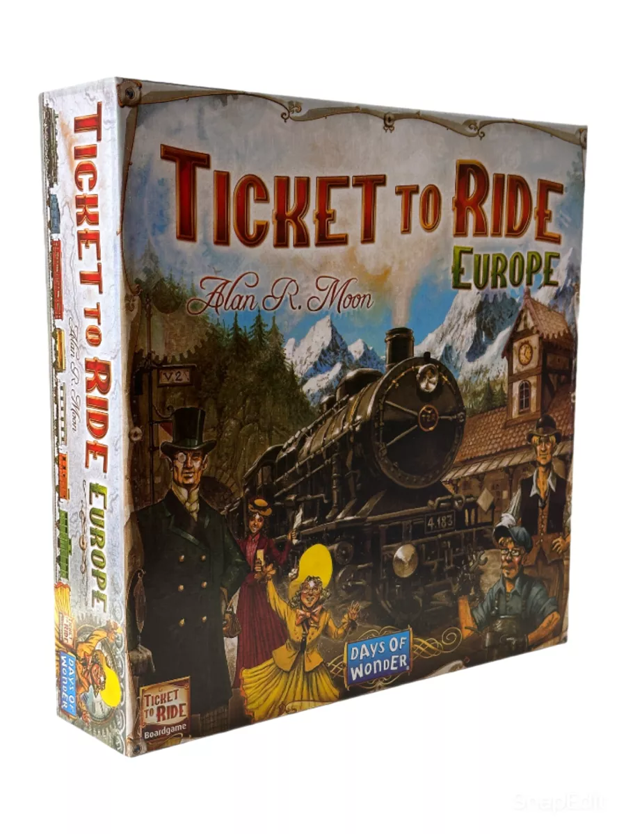 Настольная игра Билет на поезд Ticket to Ride. Europe Brand from Europe  купить по цене 3 118 ₽ в интернет-магазине Wildberries | 157364337