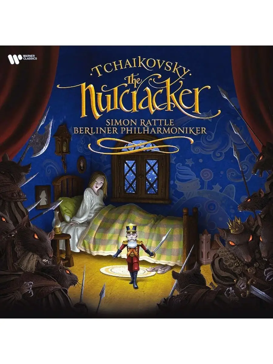 Магазинчик Счастья HAPPYTORG Чайковский The Nutcracker Simon Rattle  Щелкунчик (2LP)