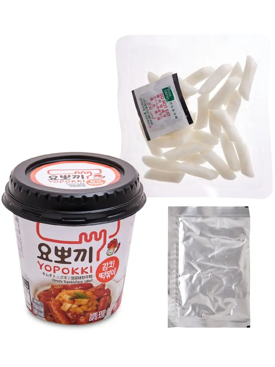 Nongshim Клецки из рисовой муки ТОПОККИ с кимчи, 115г