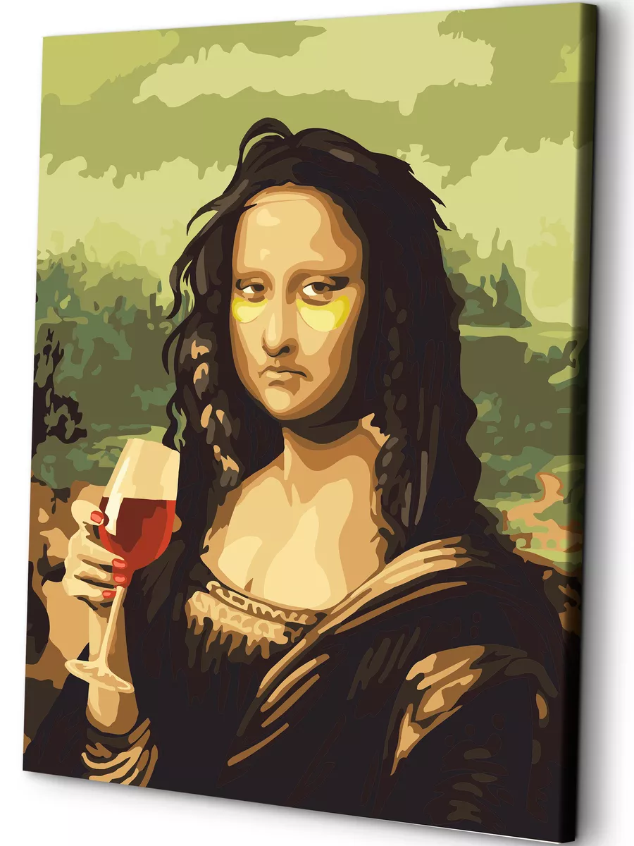 Картина по номерам Мона Лиза, 40x50 см, Brushme