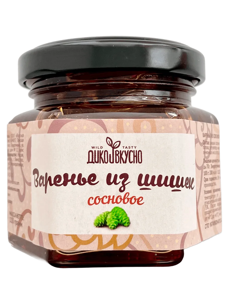 Варенье из сосновых шишек 110г Дико вкусно купить по цене 7,94 р. в  интернет-магазине Wildberries в Беларуси | 159013511