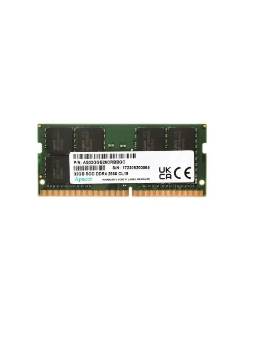 Apacer Модуль памяти SODIMM 32GB PC21300 DDR4 SO ES.32G2V.PRH