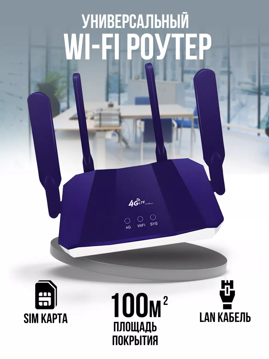 Smart top Роутер wi-fi 4G под сим карту для роутеров